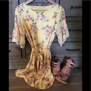 Floral print dress
